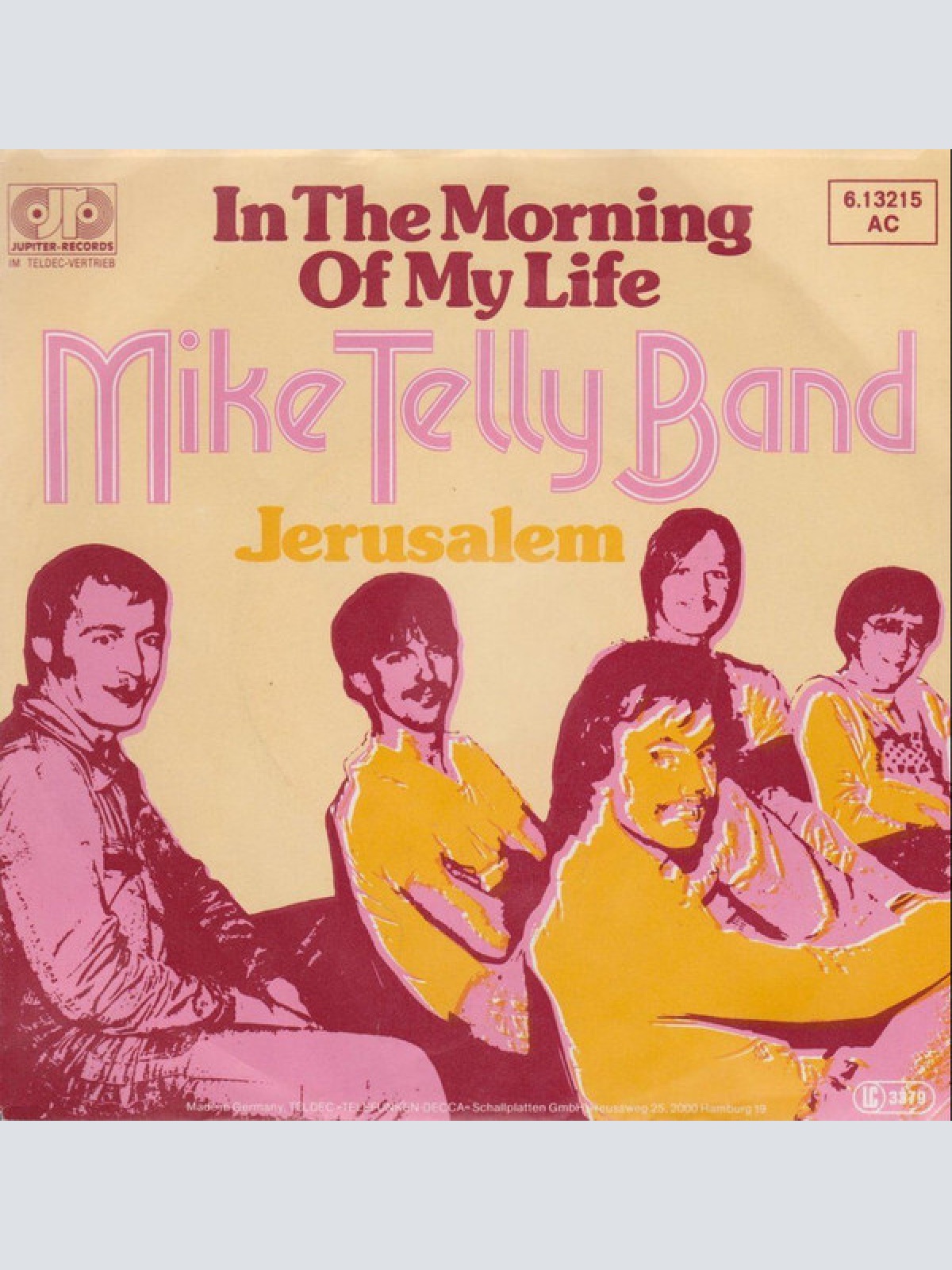 7", Single, Promo Mike Telly Band - In The Morning Of My Life