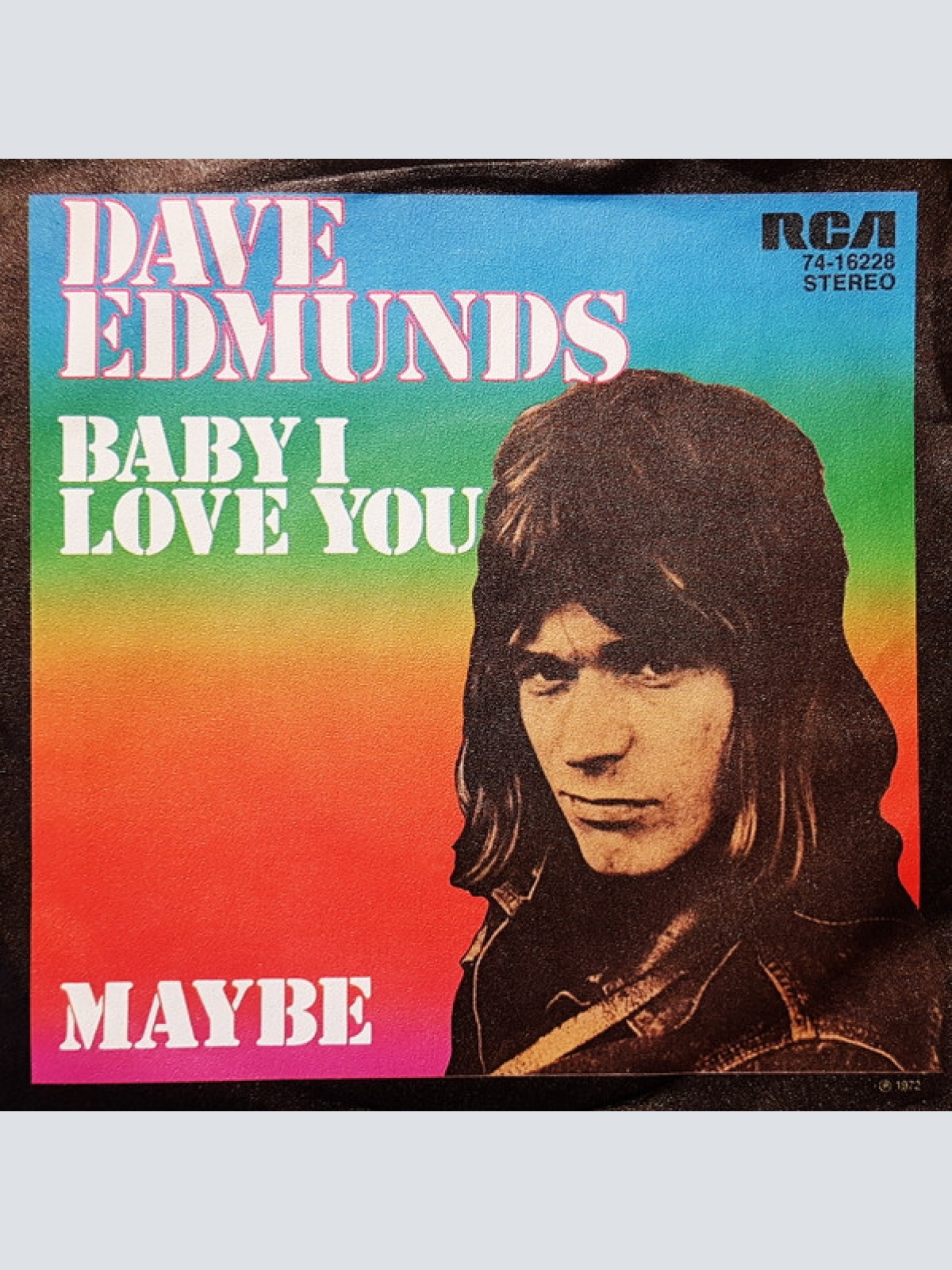 7", Single, Promo Dave Edmunds - Baby I Love You