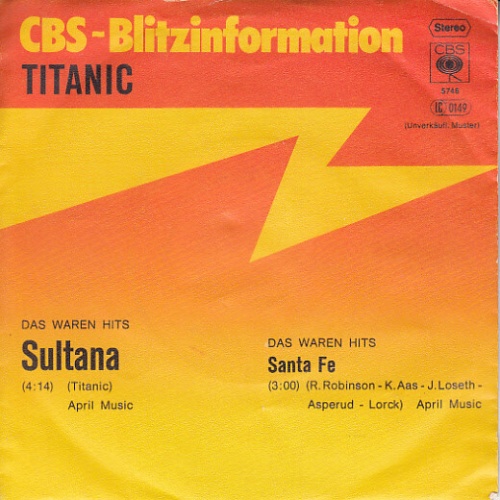 7", Single, Promo Titanic (3) - Sultana