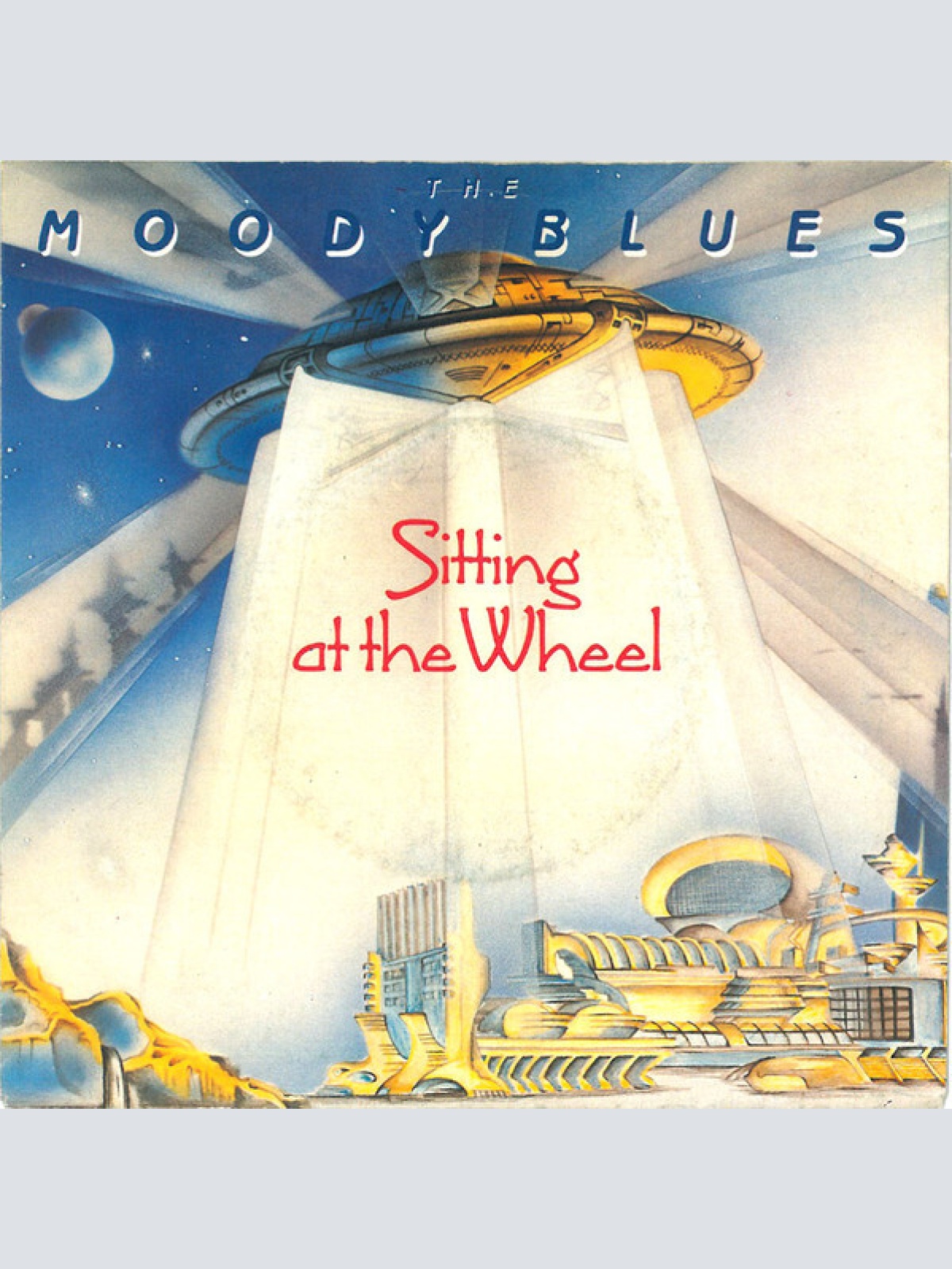 7", Single The Moody Blues - Sitting At The Wheel