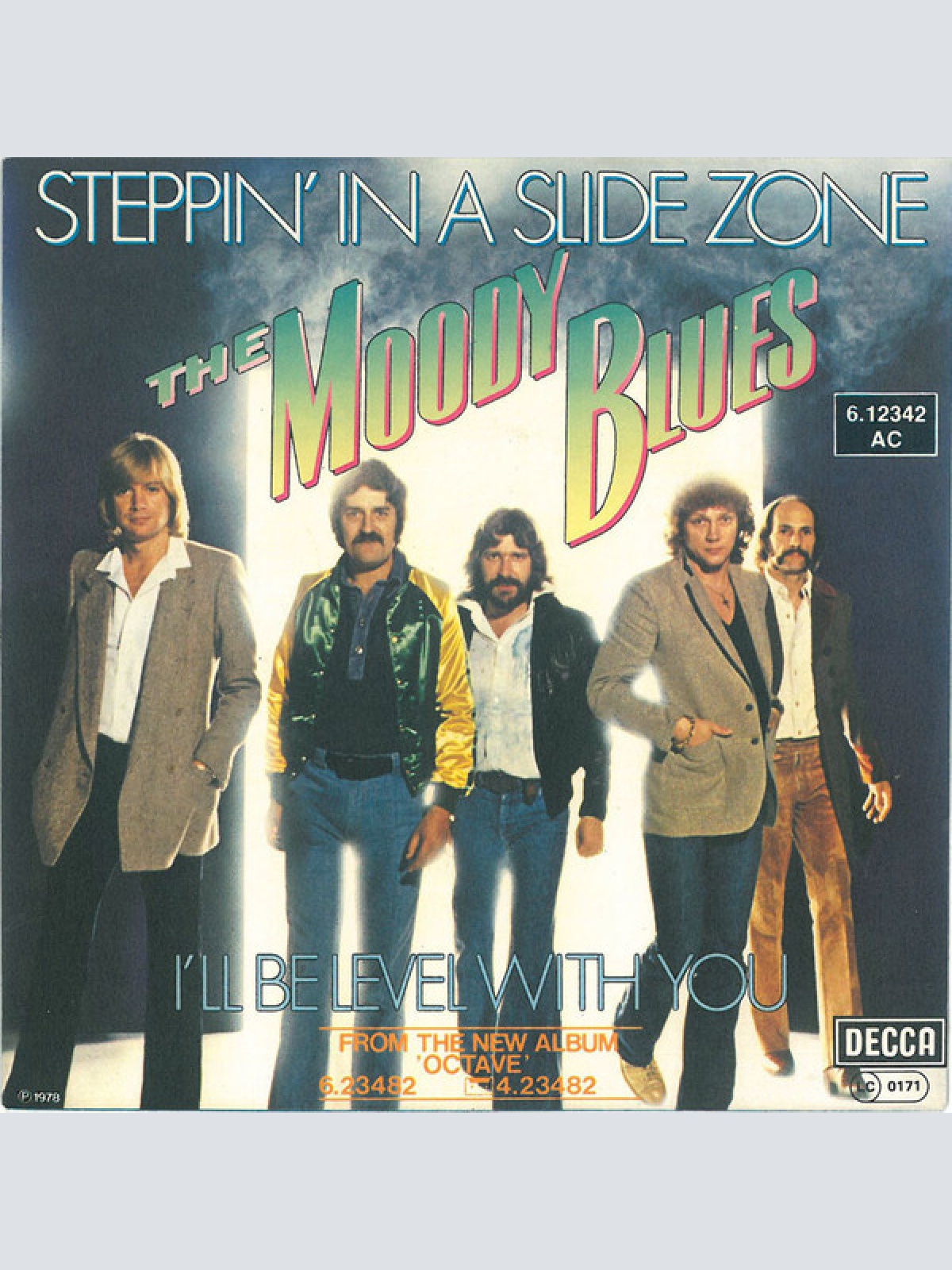7", Single The Moody Blues - Steppin' In A Slide Zone