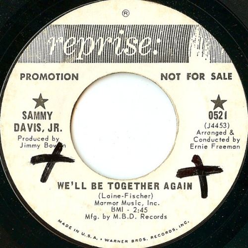 7", Promo Sammy Davis, Jr.* - We'll Be Together Again