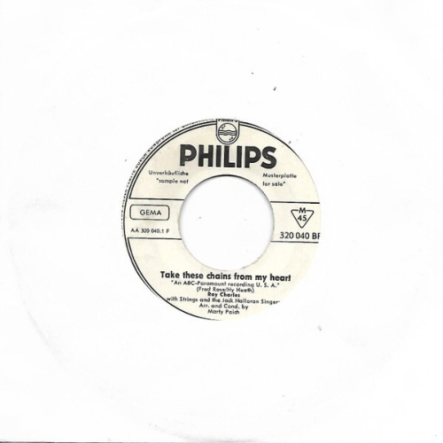 7", Single, Promo Ray Charles - Take These Chains From My Heart
