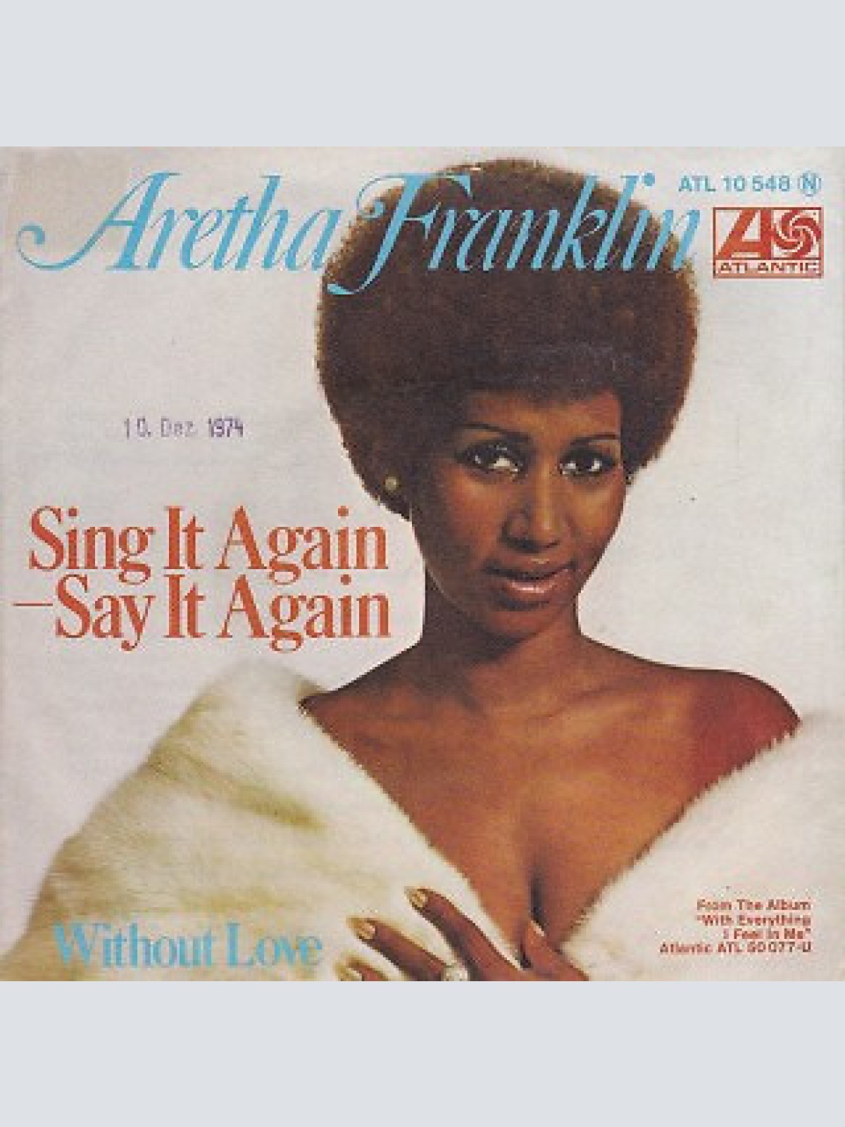 7", Single, Promo Aretha Franklin - Sing It Again - Say It Again
