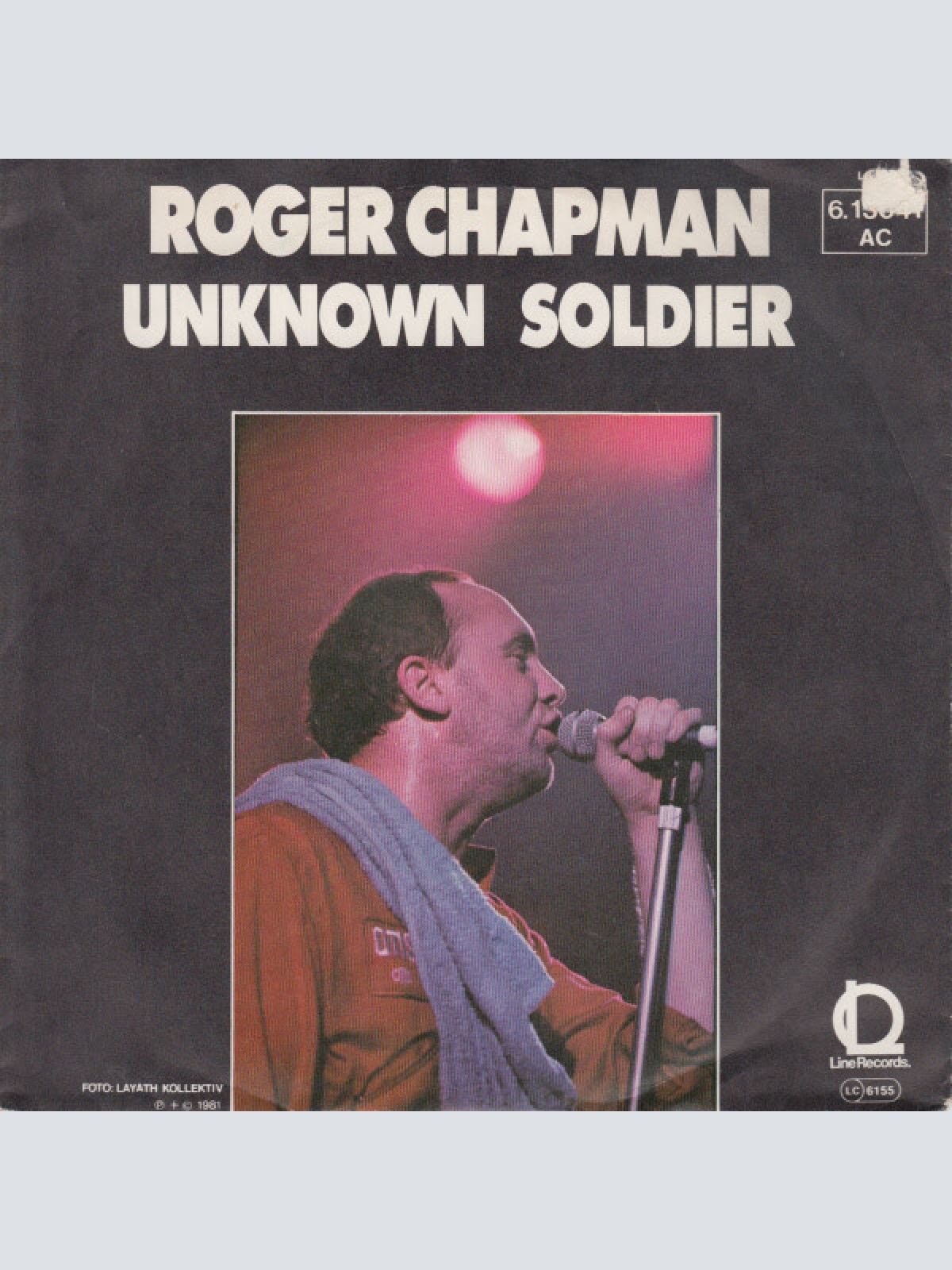 7", Single, Promo Roger Chapman - Unknown Soldier