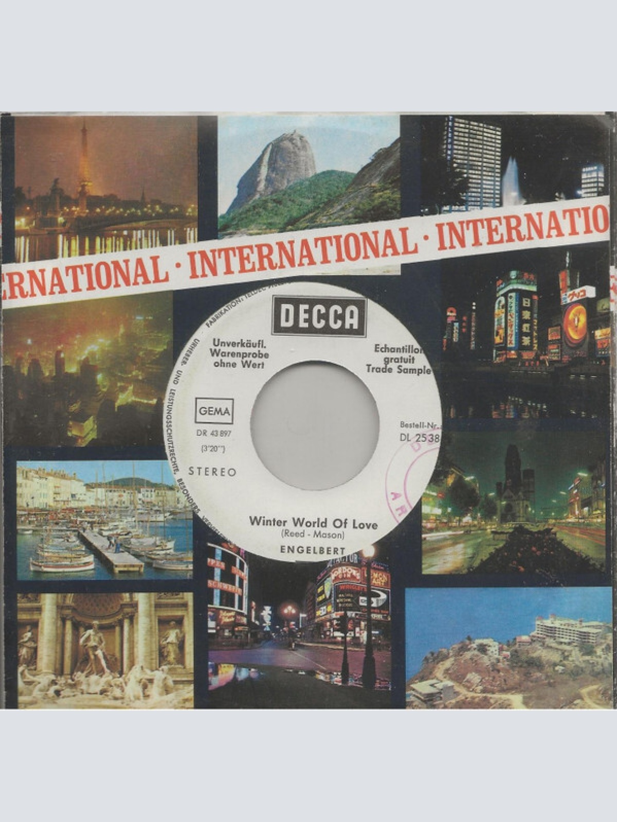 7", Single, Promo Engelbert Humperdinck - Winter World Of Love