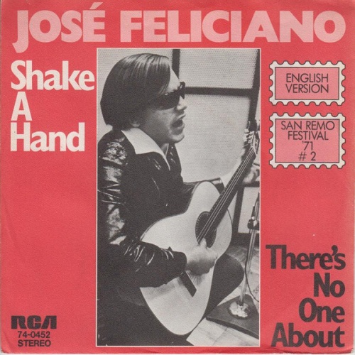 7", Single, Promo José Feliciano - Shake A Hand
