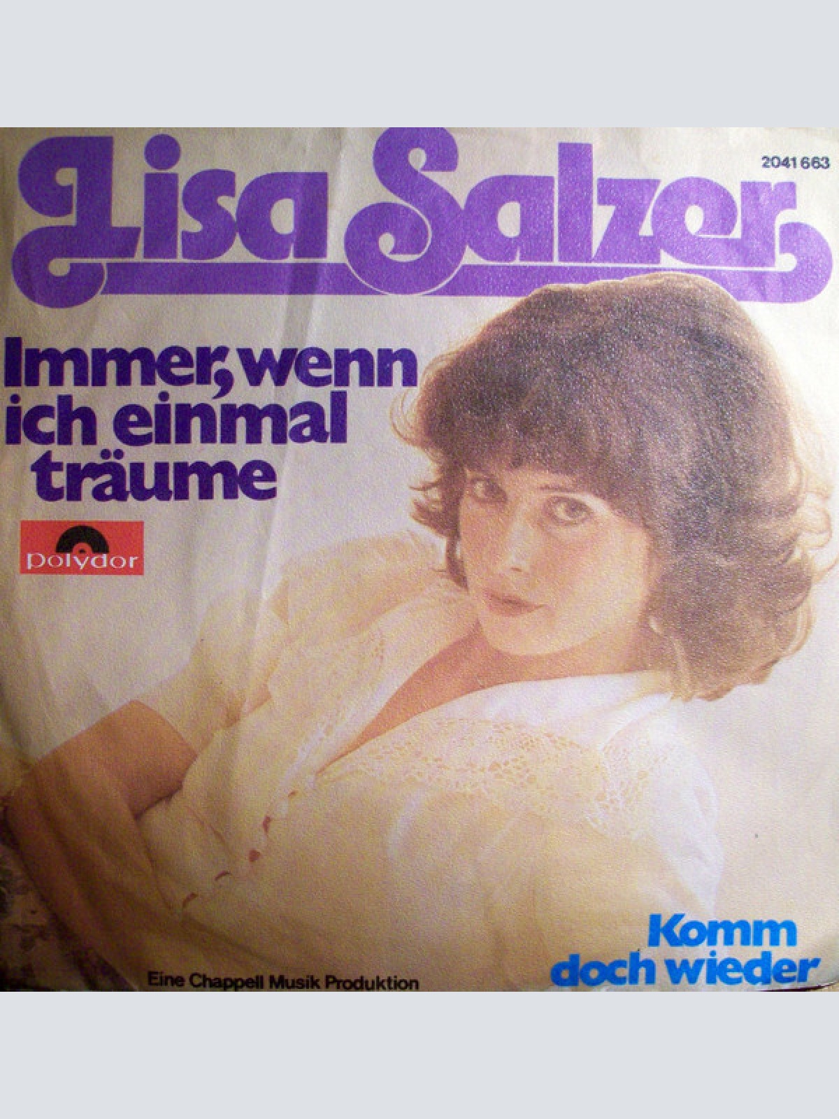 7" Lisa Salzer - Immer, Wenn Ich Einmal Träume