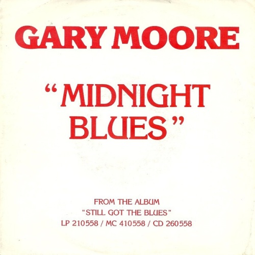 7", Single, Promo Gary Moore - Midnight Blues