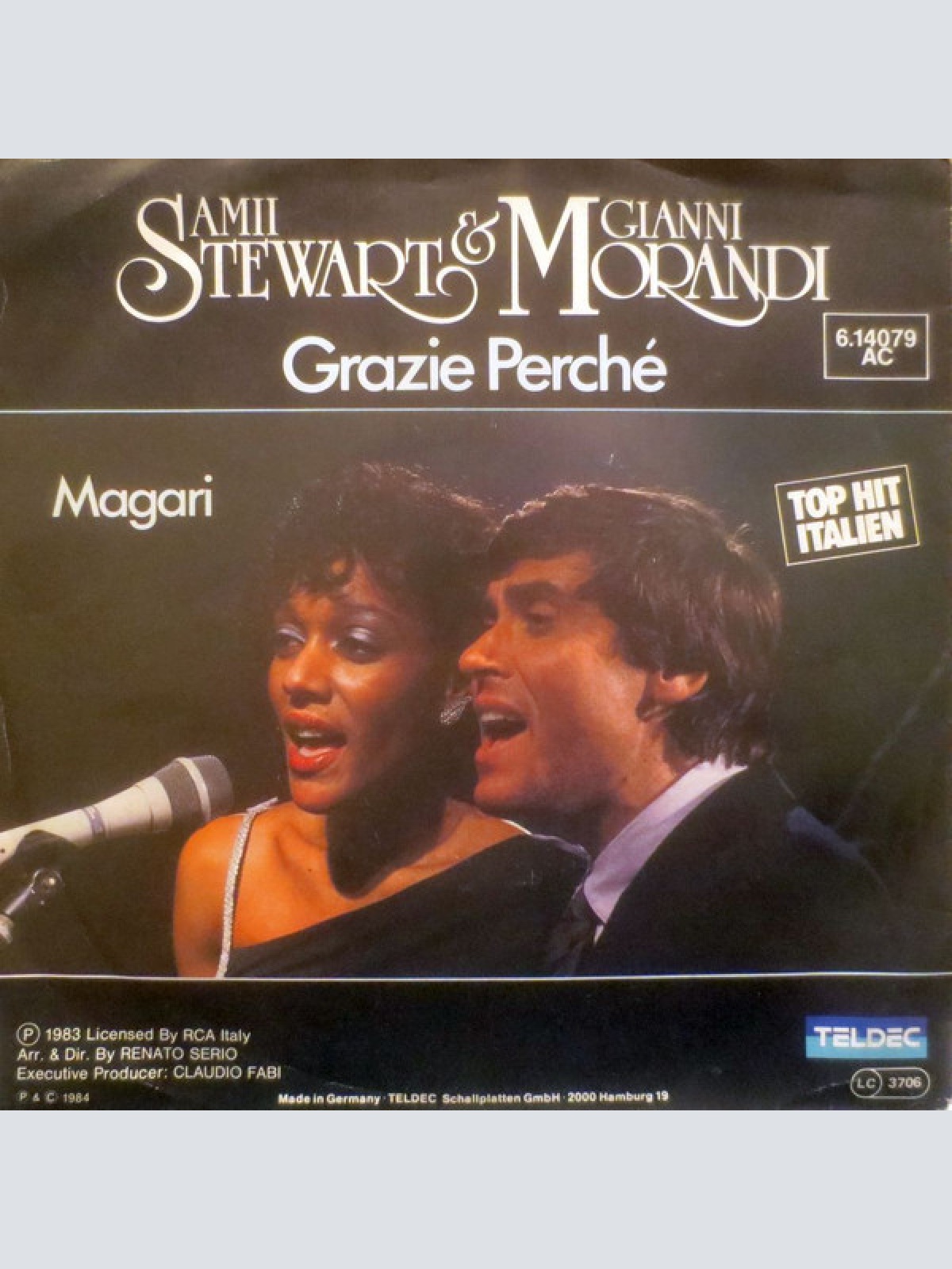 7", Single, Promo Amii Stewart & Gianni Morandi - Grazie Perché