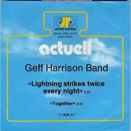 7", Single, Promo Geff Harrison Band - Lightning Strikes Twice Every Night