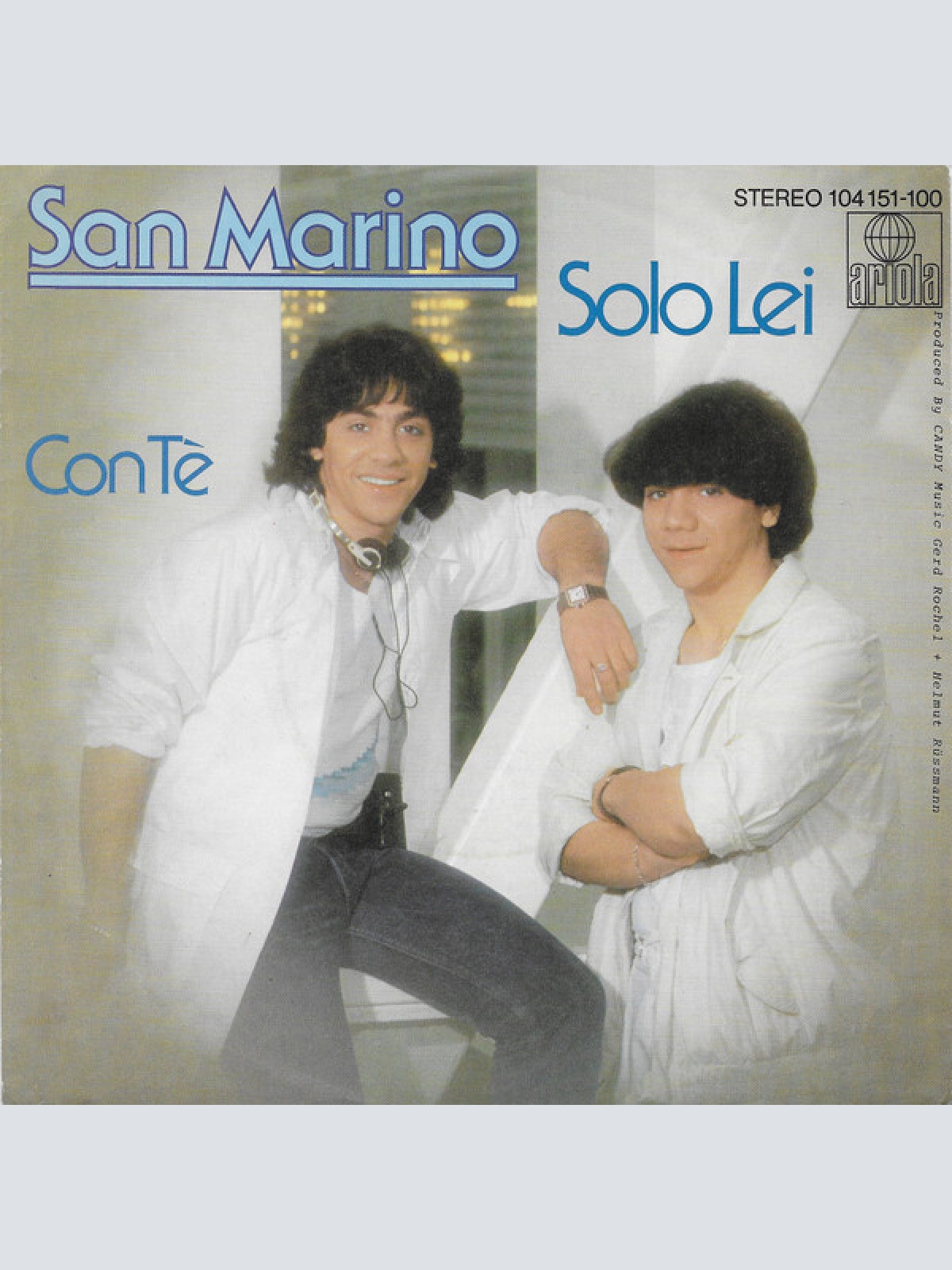 7", Single San Marino - Solo Lei