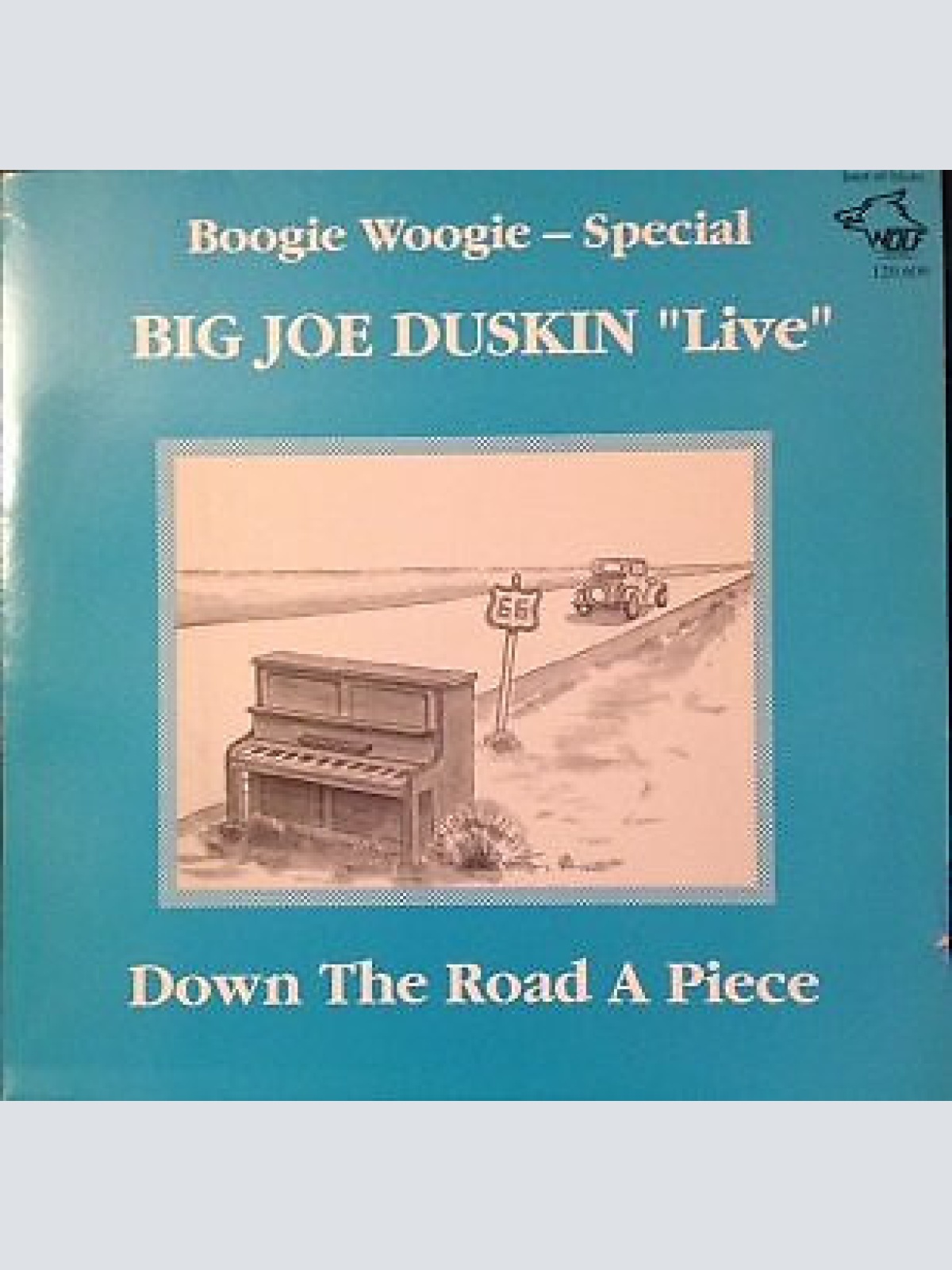 LP, Album Big Joe Duskin - Live (Down The Road A Piece)
