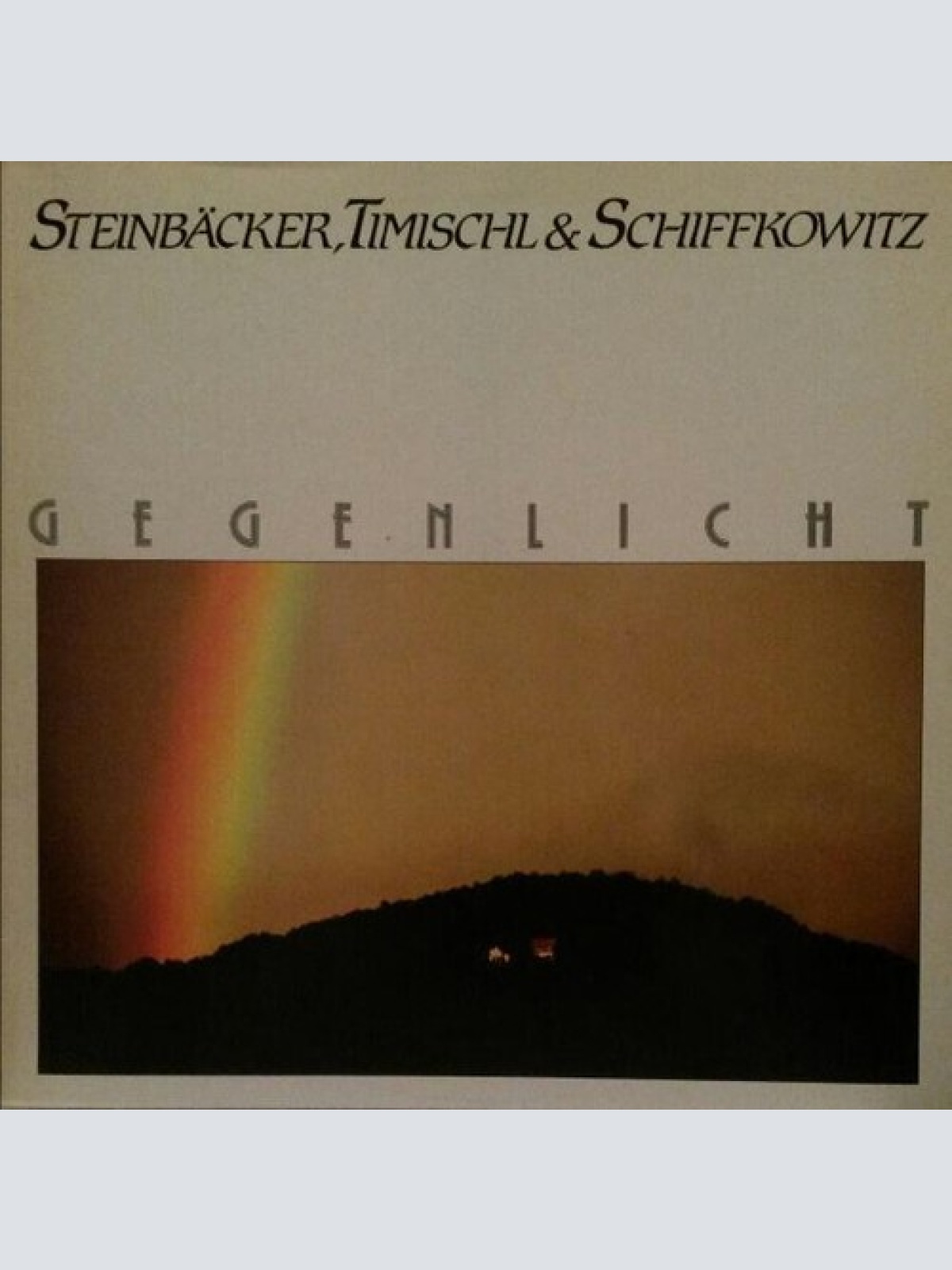 LP, Album Steinbäcker, Timischl & Schiffkowitz* - Gegenlicht