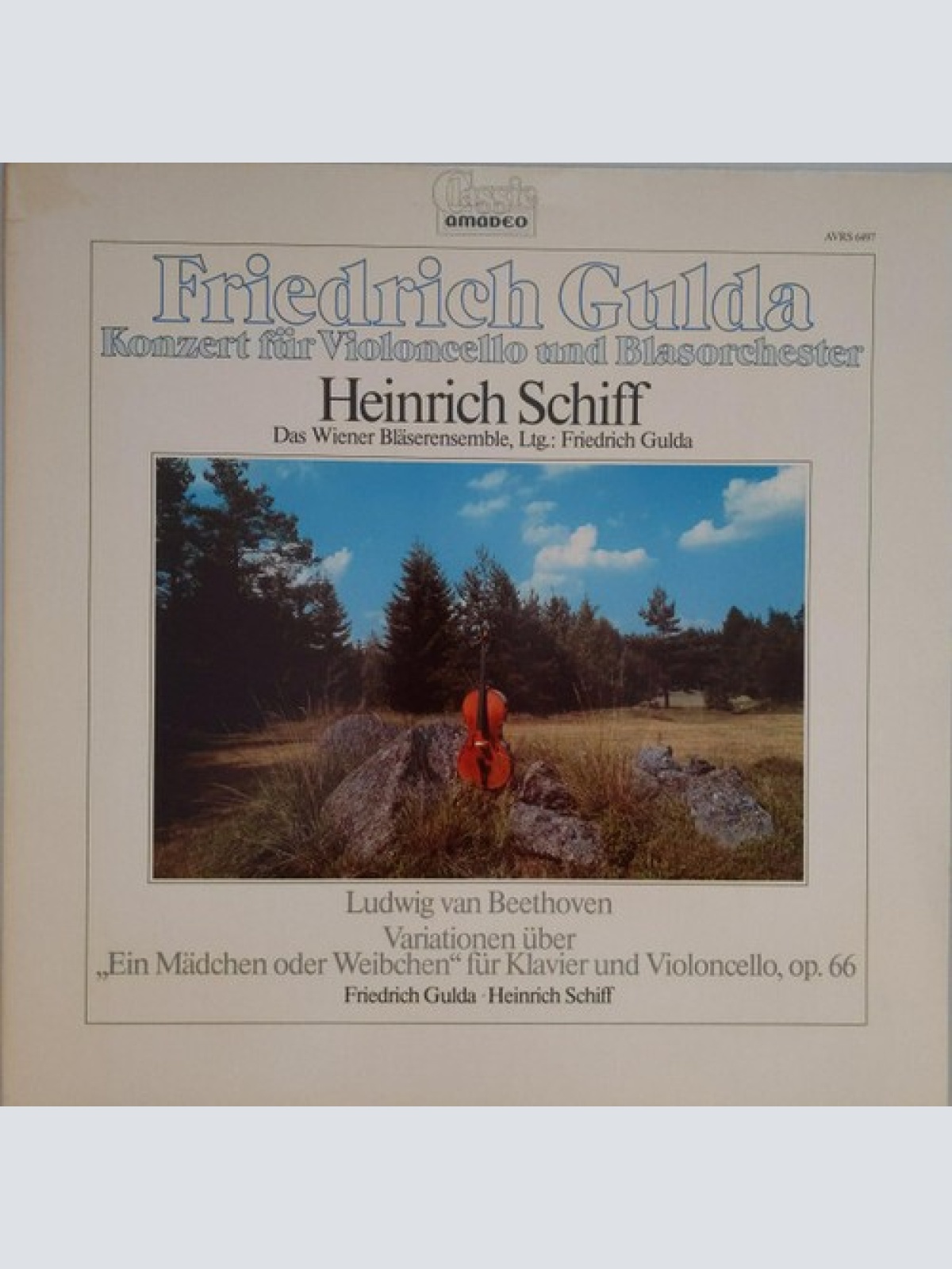 LP Friedrich Gulda / Ludwig van Beethoven – Heinrich Schiff, Das Wiener Bläse...