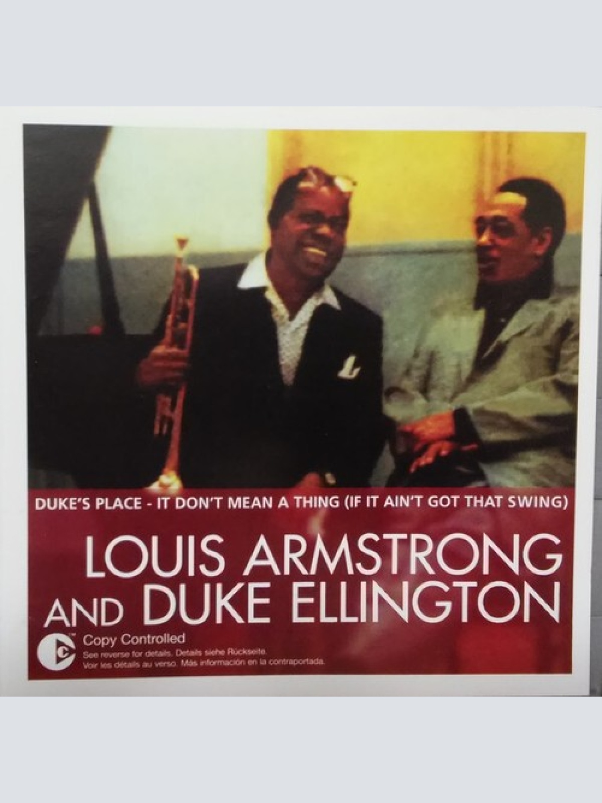 CD, Comp, Enh Louis Armstrong And Duke Ellington - Louis Armstrong And Duke E...
