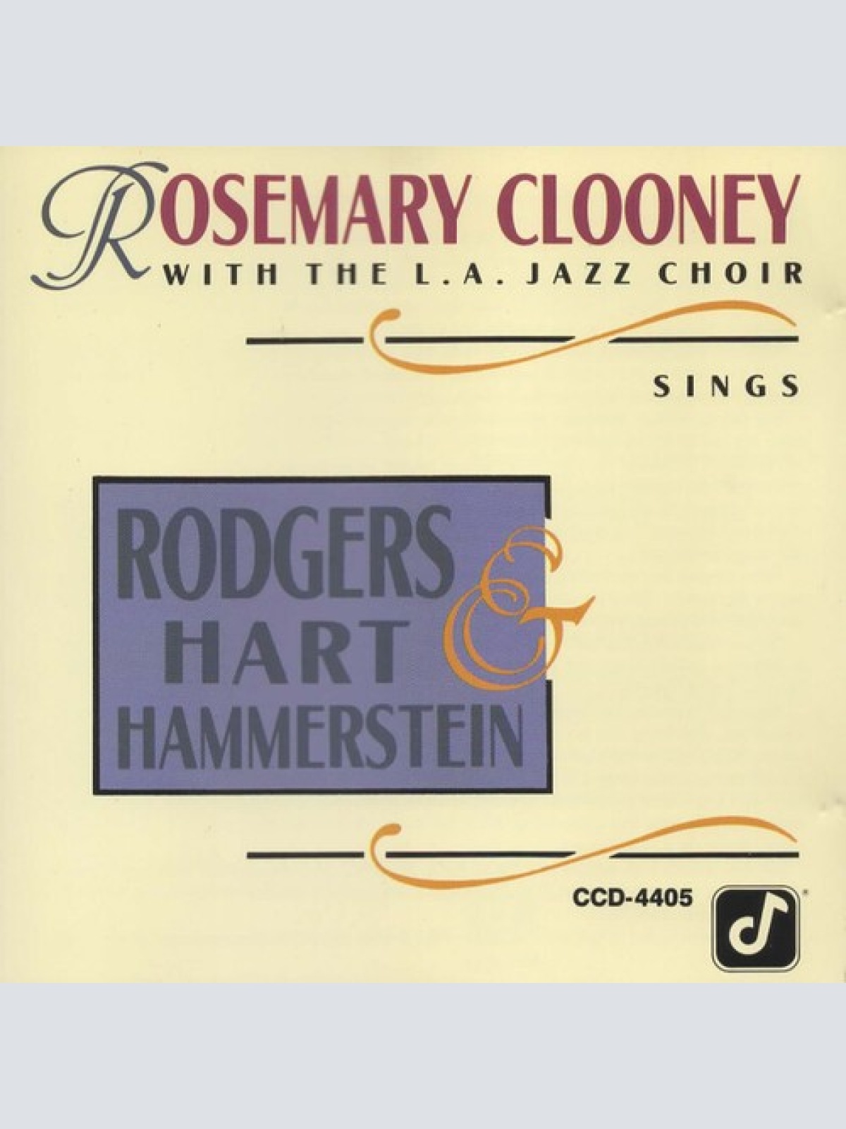CD, Album, DDD Rosemary Clooney With The L.A. Jazz Choir - Rosemary Clooney S...
