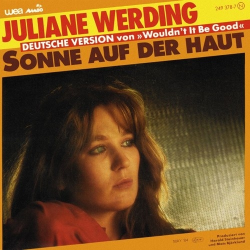 7", Single Juliane Werding - Sonne Auf Der Haut