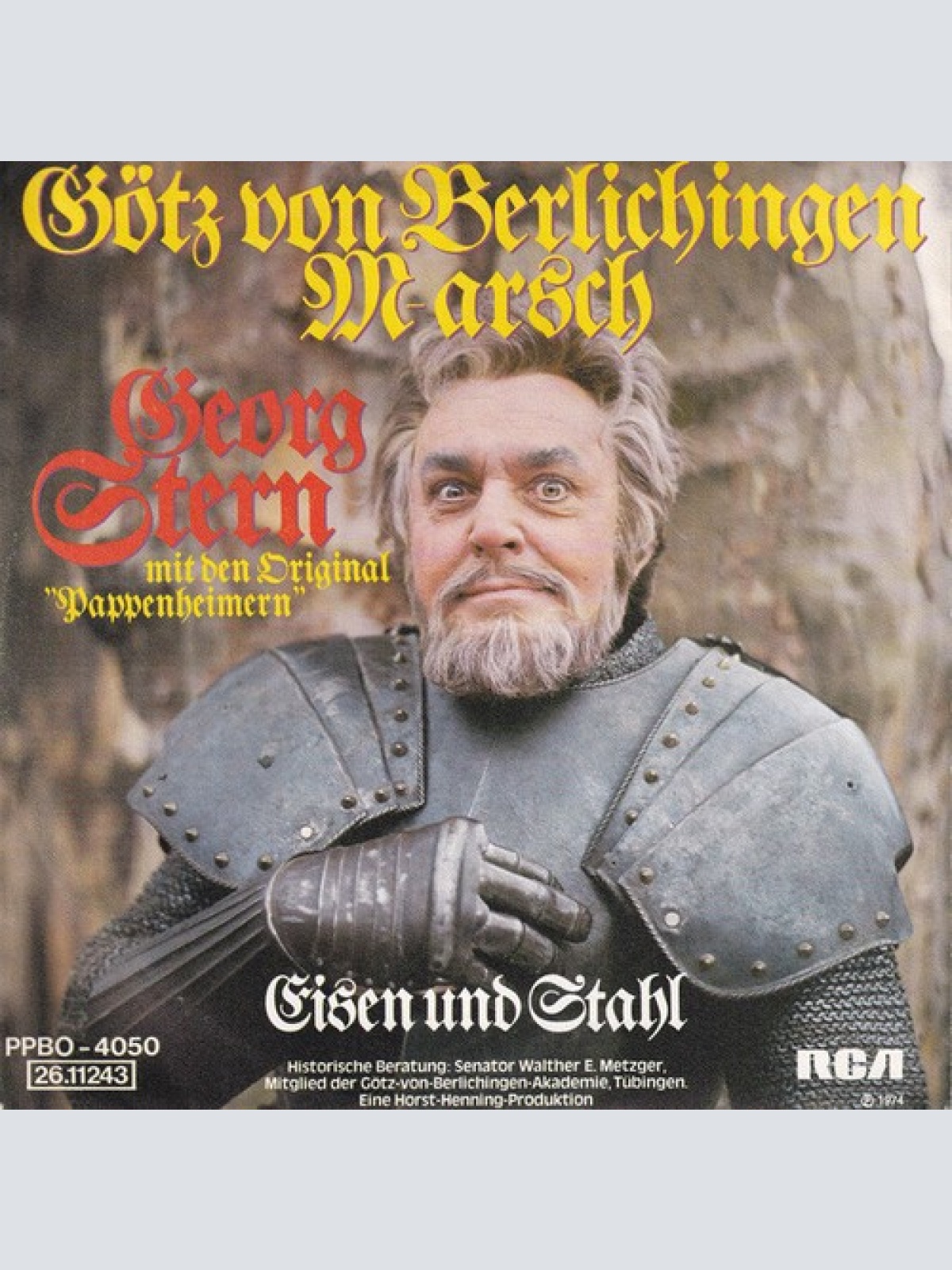 7", Promo Georg Stern Mit Den Original "Pappenheimern"* - Götz Von Berliching...