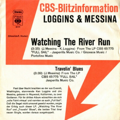 7", Single, Promo Loggins & Messina* - Watching The River Run