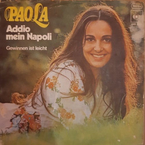 7", Single, Promo Paola (2) - Addio Mein Napoli