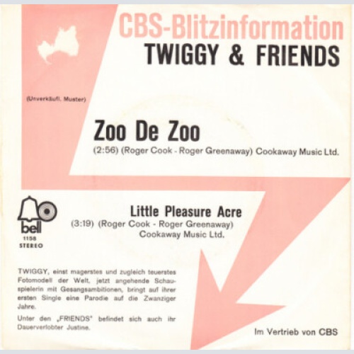 7", Single, Promo Twiggy (2) - Zoo De Zoo