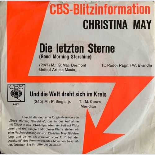7", Single, Promo Christina May - Die Letzten Sterne