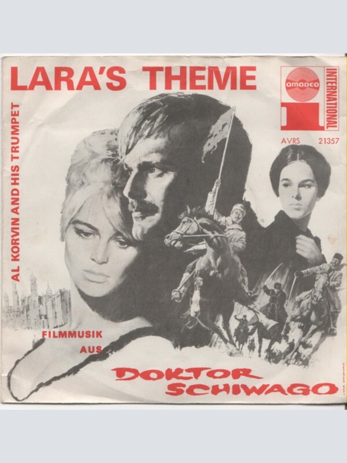 7", Single Al Korvin And His Trumpet And The Clippers - Lara's Theme / Joseph...