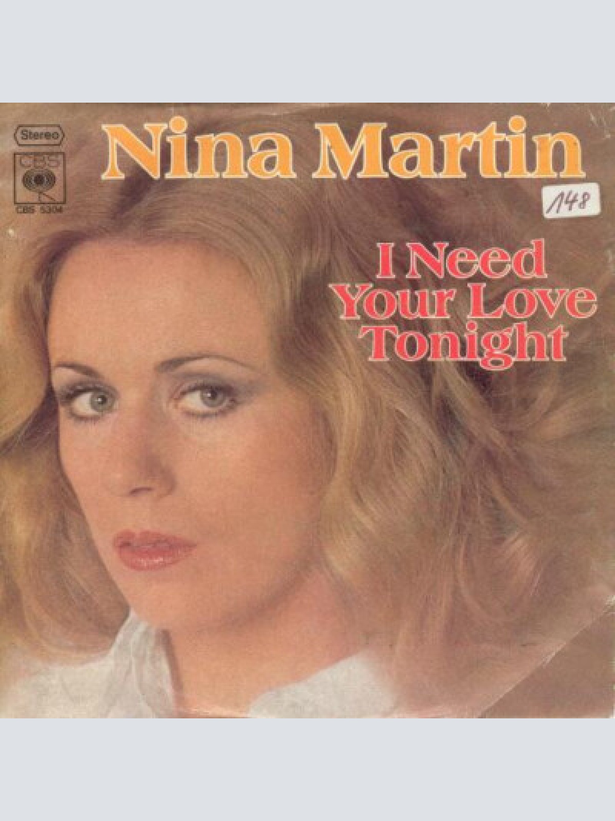 7", Single, Promo Nina Martin - I Need Your Love Tonight