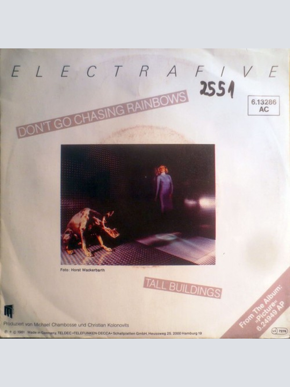 7", Single, Promo Electra Five - Don't Go Chasing Rainbows