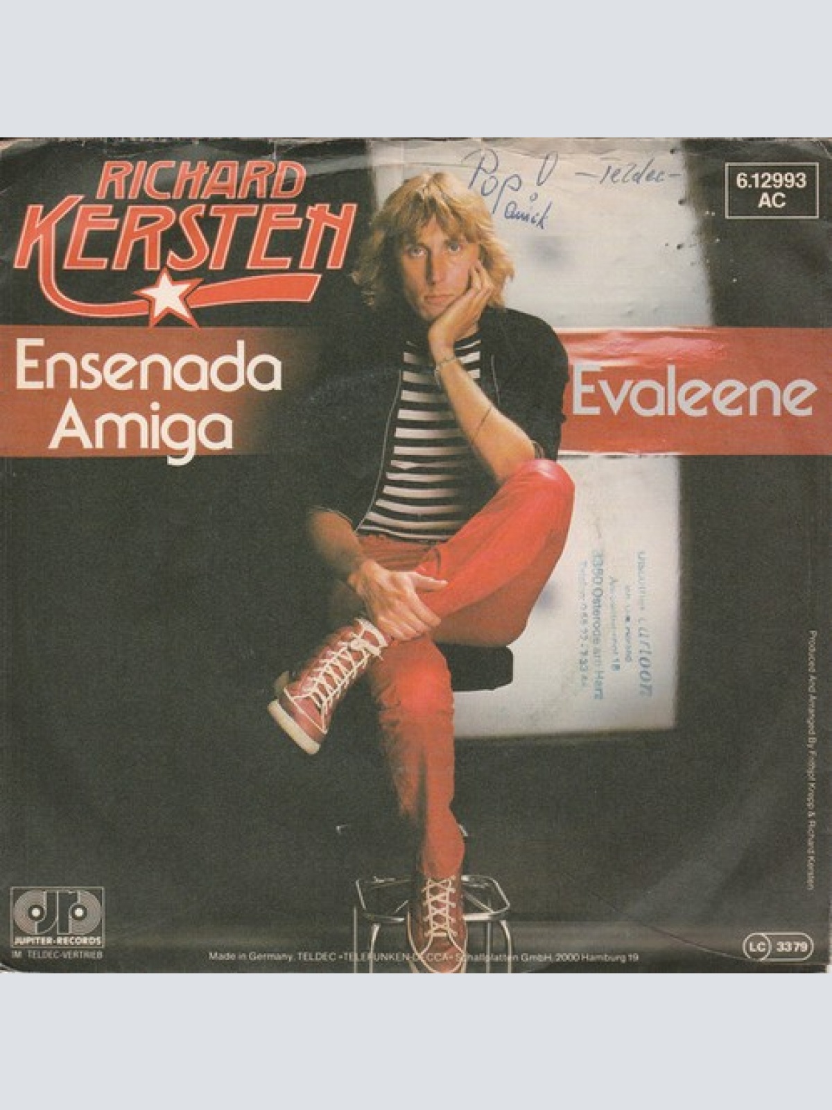 7", Single, Promo Richard Kersten - Ensenada Amiga / Evaleene