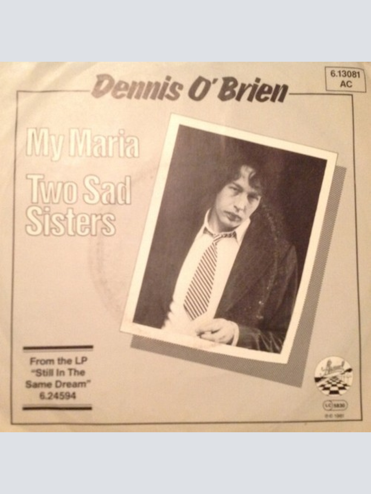7", Single Dennis O'Brien - My Maria