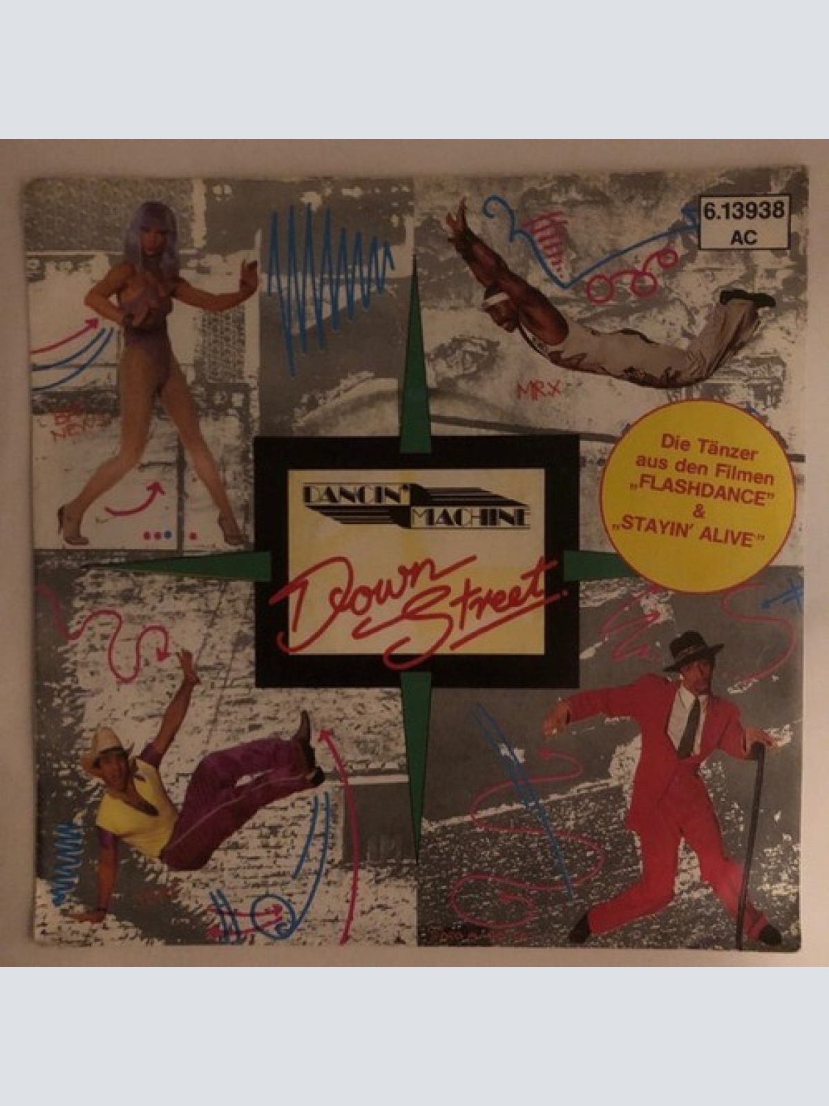 7", Promo Dancin' Machine - Down Street