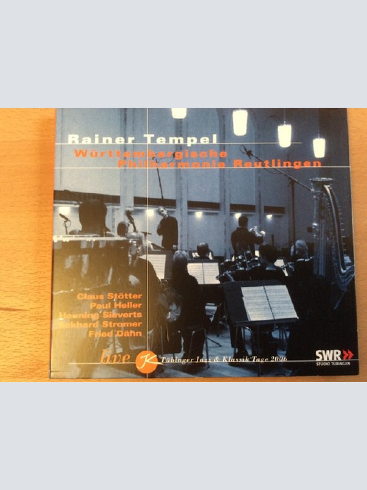 CD, Album Rainer Tempel, Württembergische Philharmonie Reutlingen - Tübinger ...