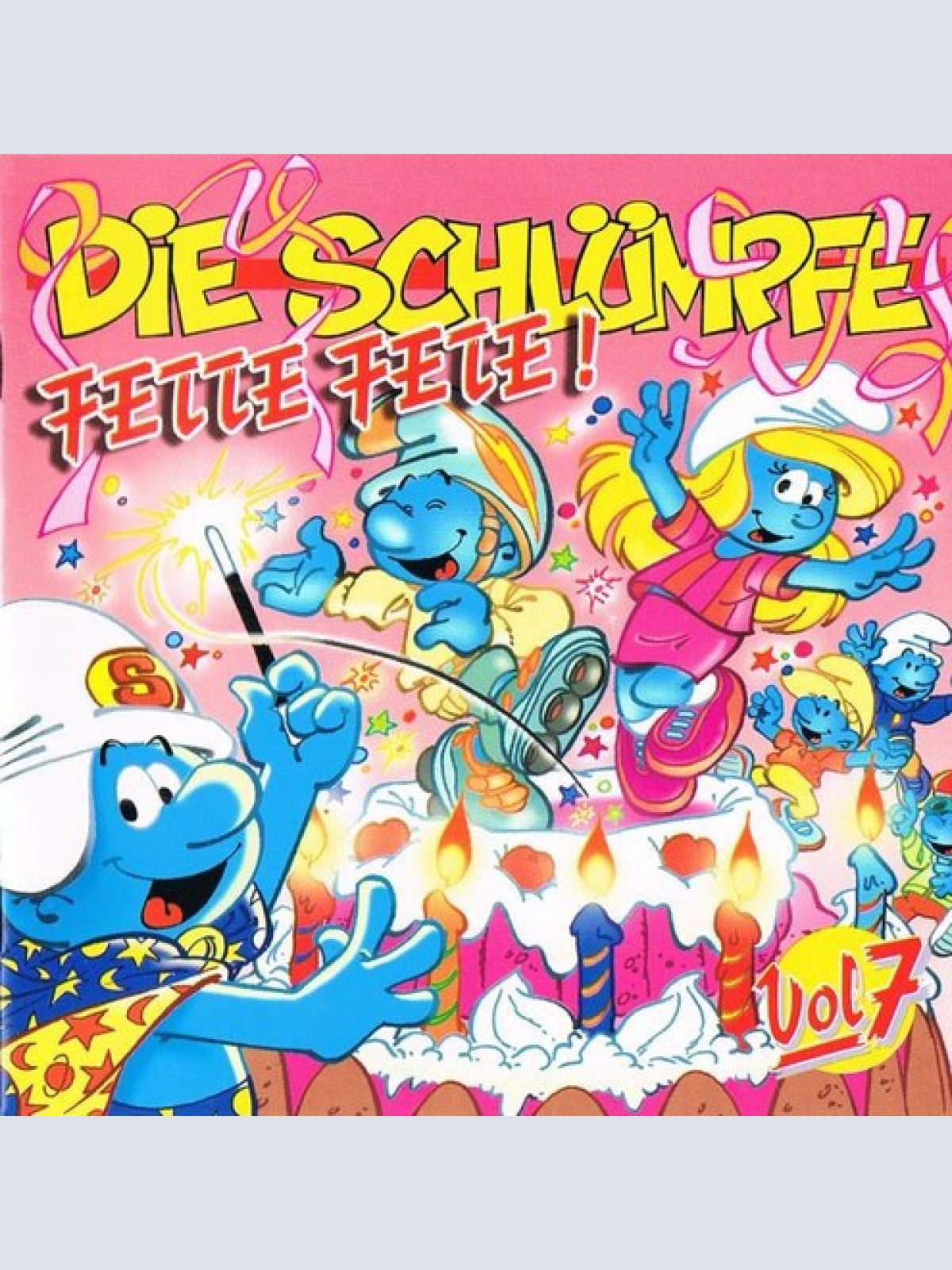 CD, Album The Smurfs (2) - Fette Fete!, Vol. 7