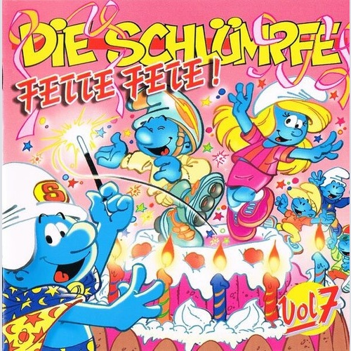 CD, Album The Smurfs (2) - Fette Fete!, Vol. 7