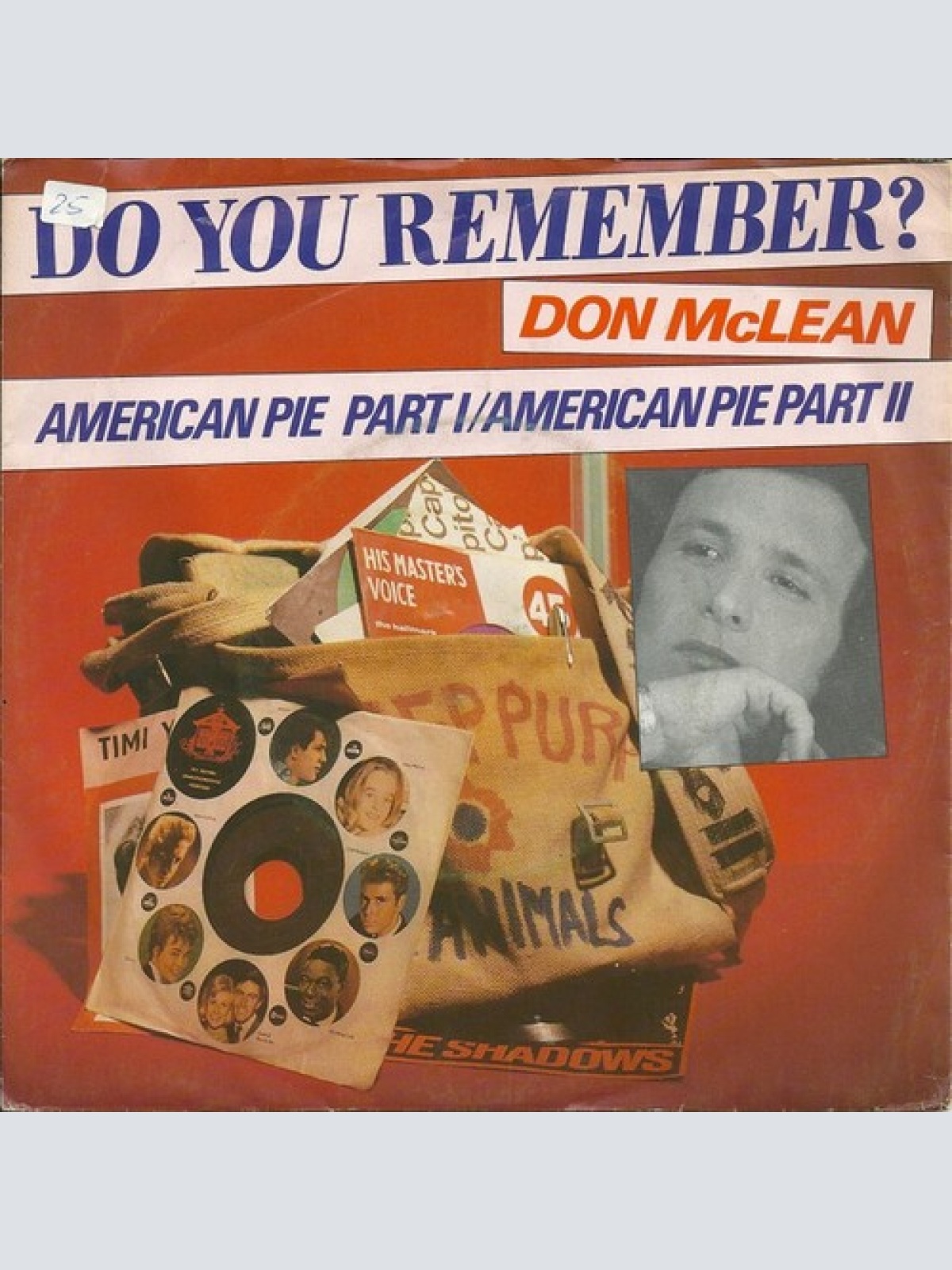 7", Single Don McLean - American Pie - Part I / American Pie - Part II