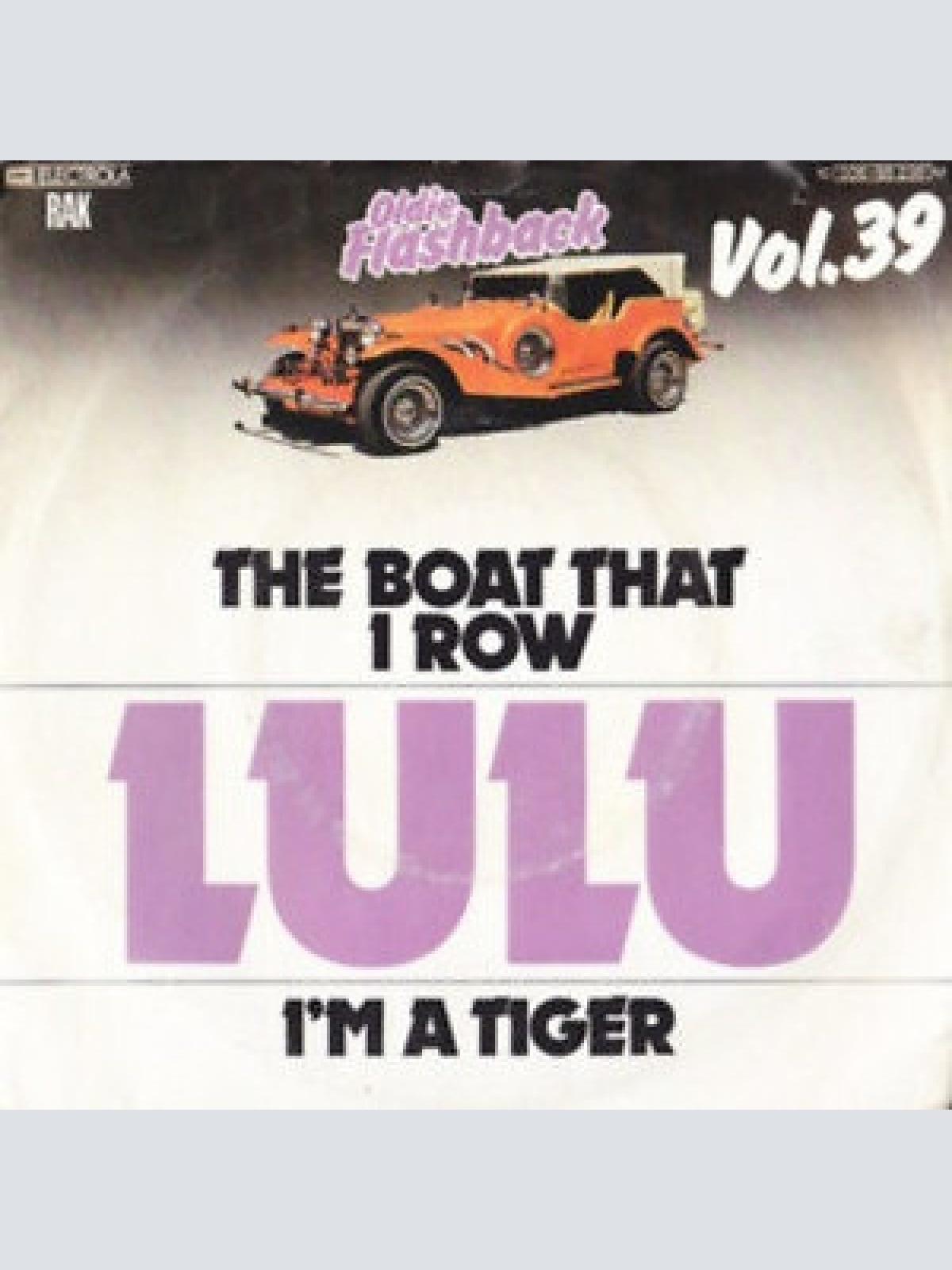 7", Single, RE Lulu - The Boat That I Row / I'm A Tiger