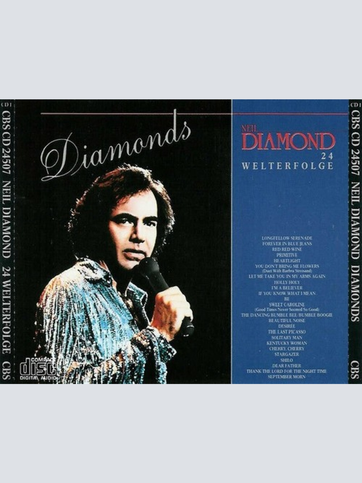 2xCD, Comp, RE Neil Diamond - Diamonds - 24 Welterfolge