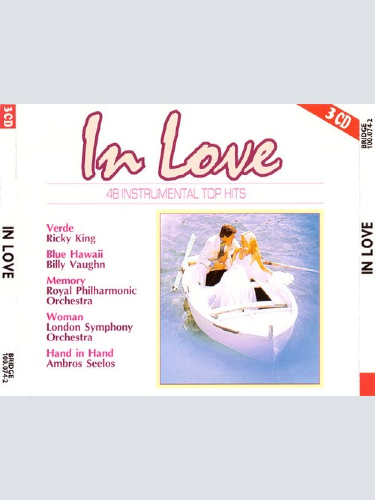 3xCD, Comp Various - In Love (48 Instrumental Top Hits)