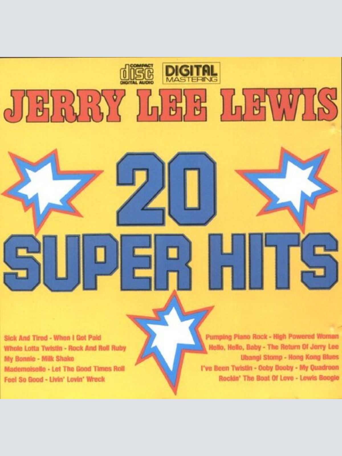 CD, Comp Jerry Lee Lewis - 20 Super Hits