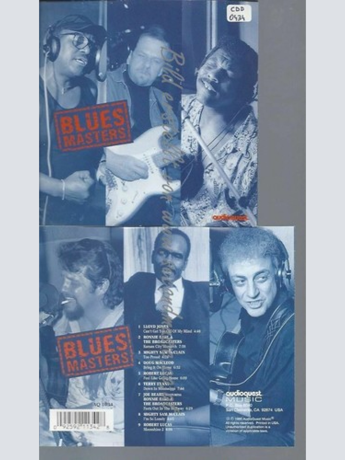 CD--VARIOUS UND BLUES MASTERS--BLUES MASTERS