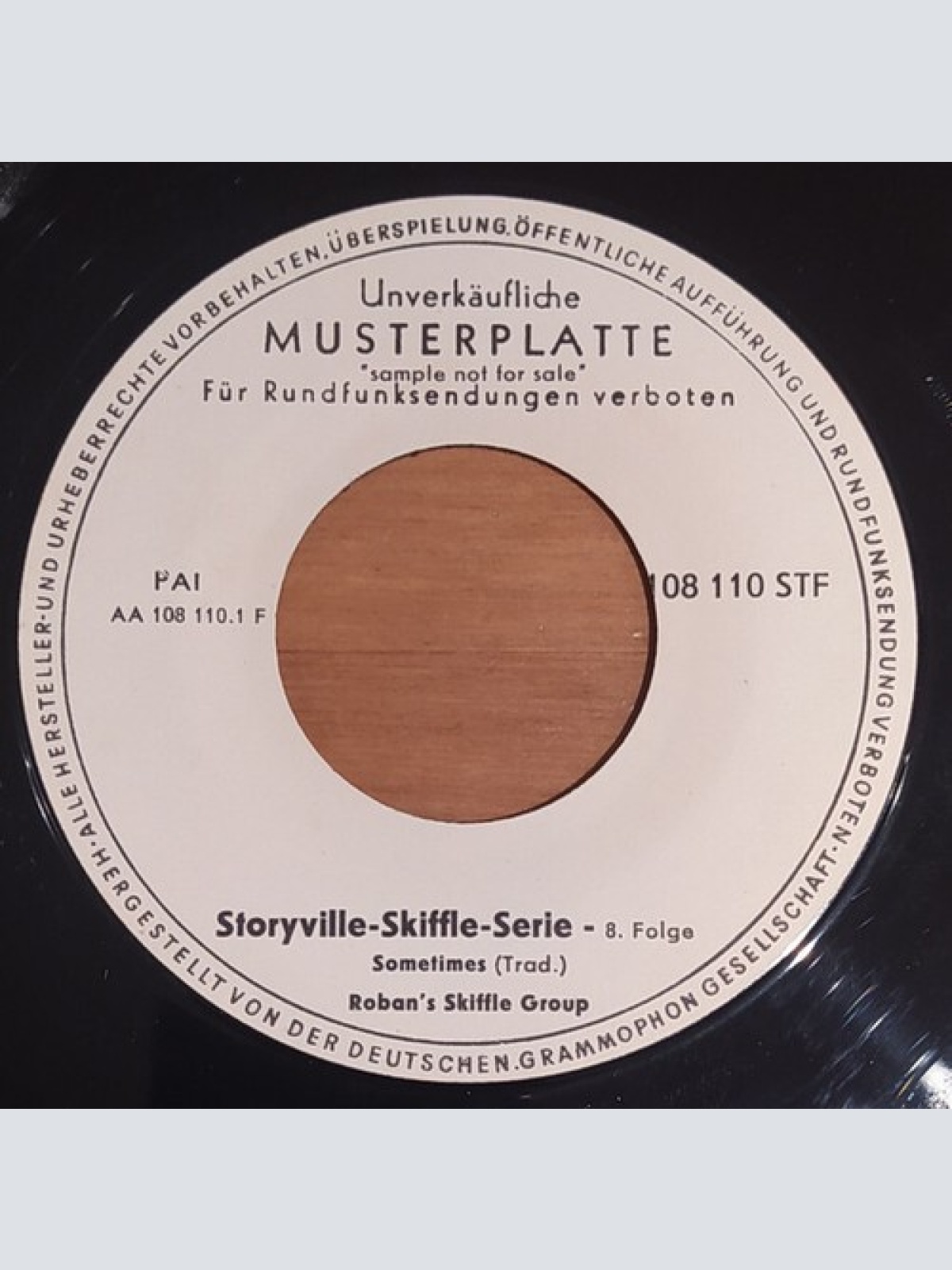 7", Single, Promo Roban's Skiffle Group* - Sometimes / John B.