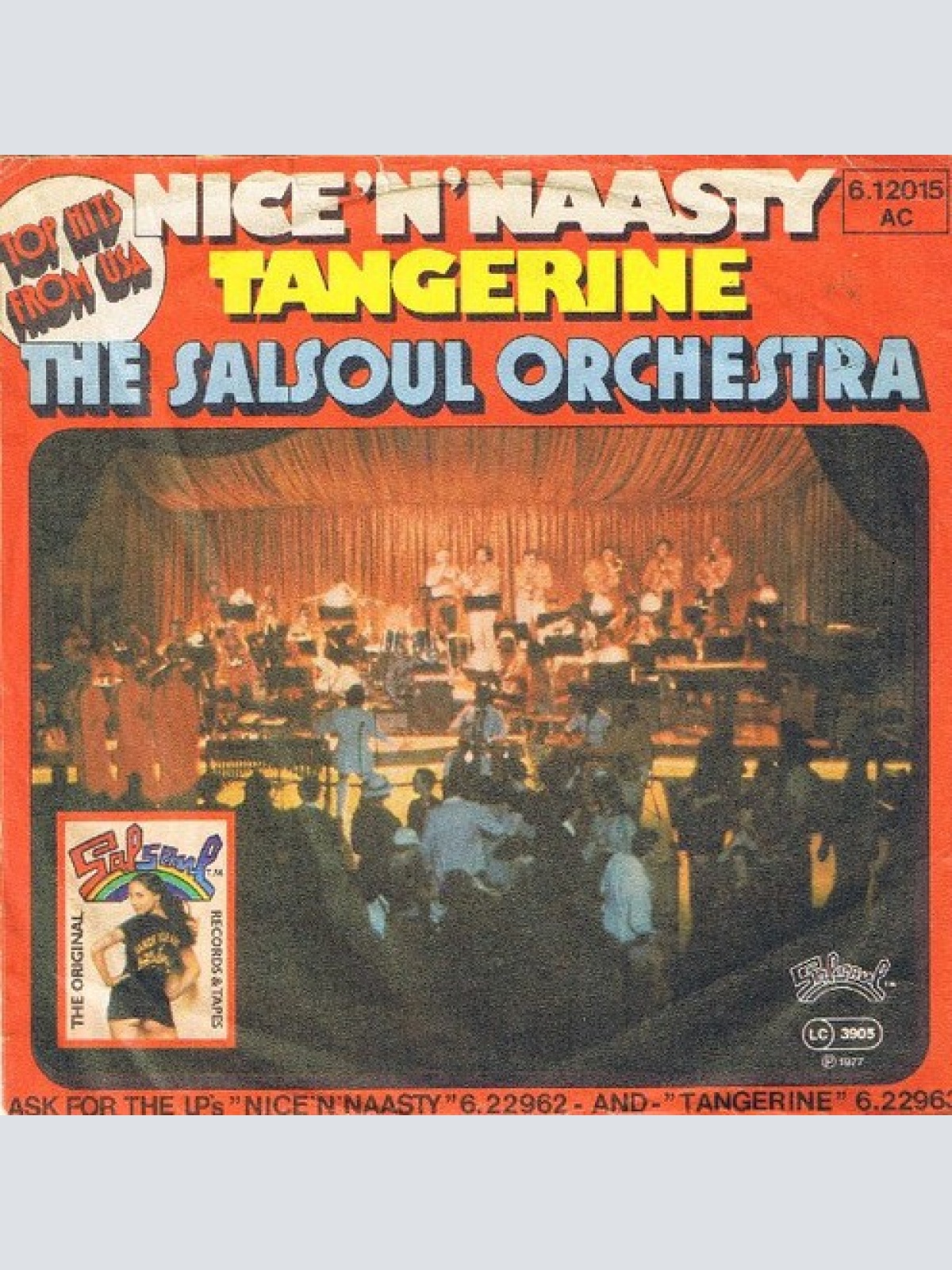 7", Single The Salsoul Orchestra - Nice 'N' Naasty / Tangerine