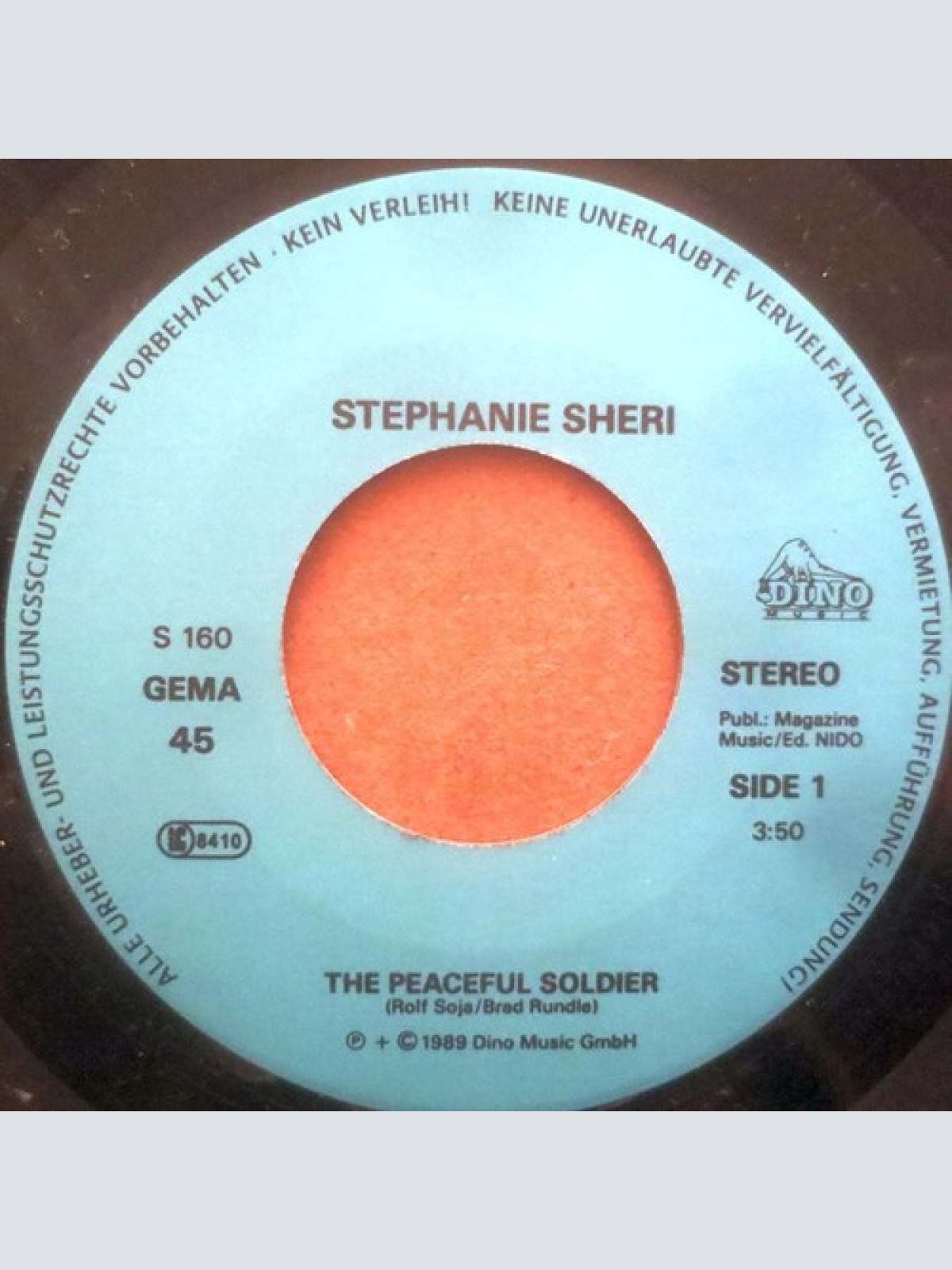 7" Stephanie Sheri - The Peaceful Soldier / Canutama