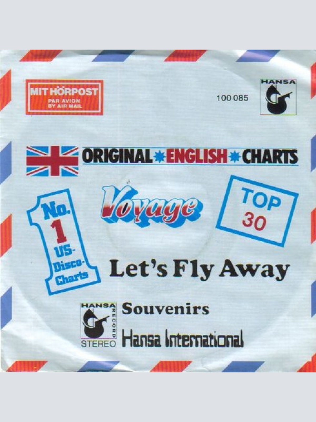 7", Single Voyage - Souvenirs / Let's Fly Away