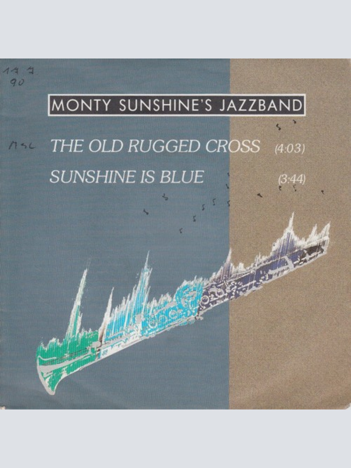 7", Single Monty Sunshine's Jazz Band - The Old Rugged Cross