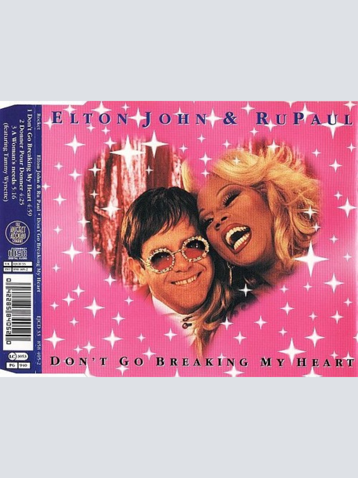 CD, Maxi Elton John & RuPaul - Don't Go Breaking My Heart