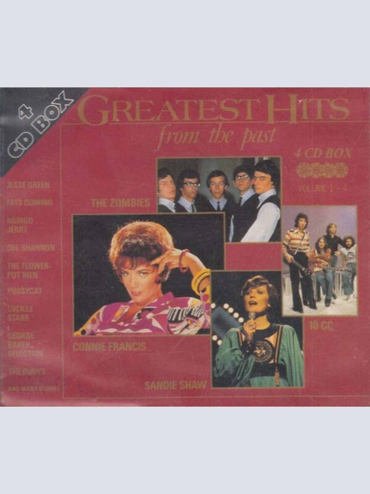 4xCD, Comp + Box Various - Greatest Hits From The Past