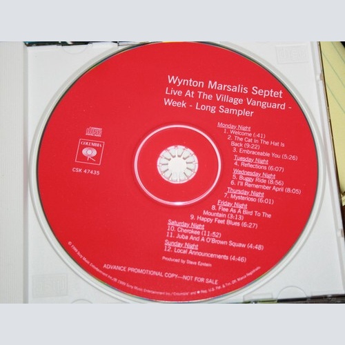 CD, Advance, Comp, Promo Wynton Marsalis Septet - Live At The Village Vanguar...